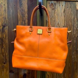 Dooney & Bourke Orange Tote - almost New!